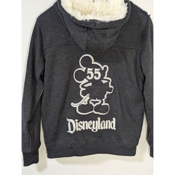 Disneyland Parks Gray Mickey Mouse 55th Anniversary Full Zip Sweatshirt - Size M - Picture 7 of 9